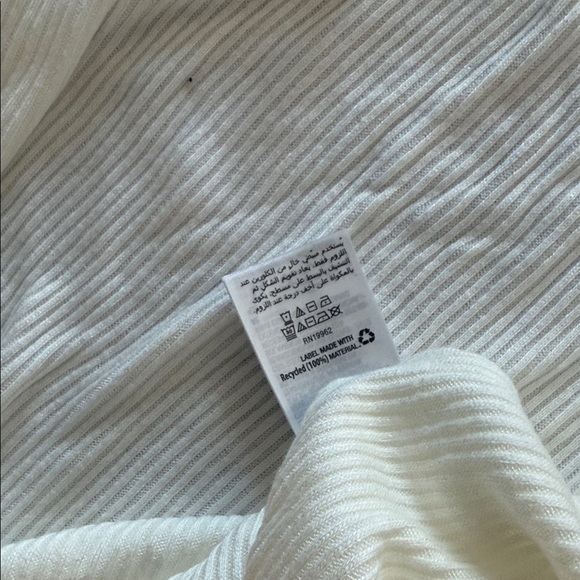 Charter Club Cream Ribbed Robe - Picture 4 of 6